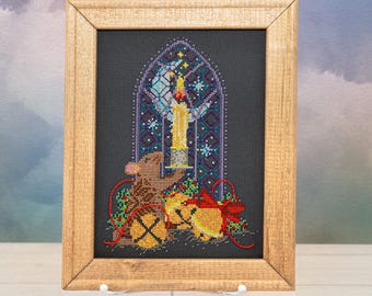 Quiet as a Church Mouse - Counting Puddles Cross Stitch Pattern - Instant Download Digital PDF