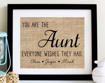 gifts for aunt to be