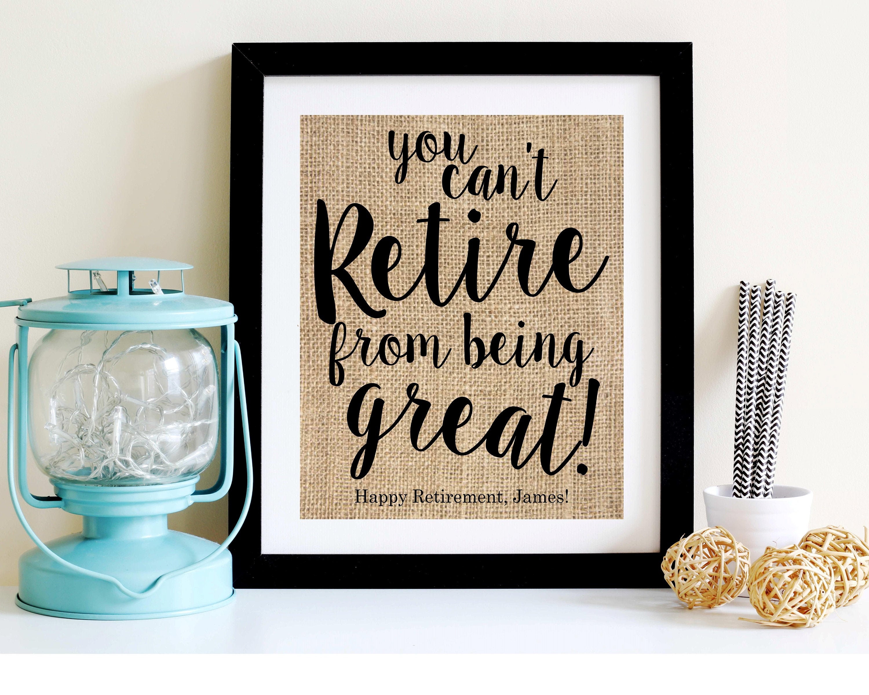 Retirement Gift, Retiree Gift, Gift for Retiree, Custom ...