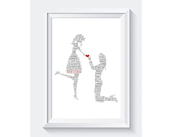 Details about   Same Sex Gifts Personalised Word Art Anniversary Gay Couple Print Keepsake Gift 