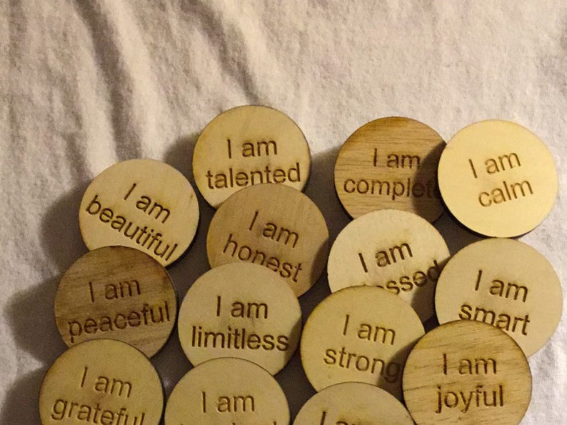 Refrigerator Magnets Inspirational I am 36 Inspirational I am Magnets - Magnets 36-count, 3 sets of 12 Inspire
