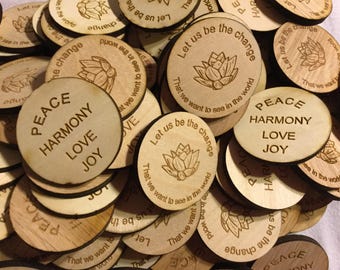 100 Personalized Inspirational Tokens, 100 tokens