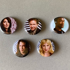 Leverage Pinback Buttons or Magnets / Parker / Hardison / Eliot / Nate / Sophie