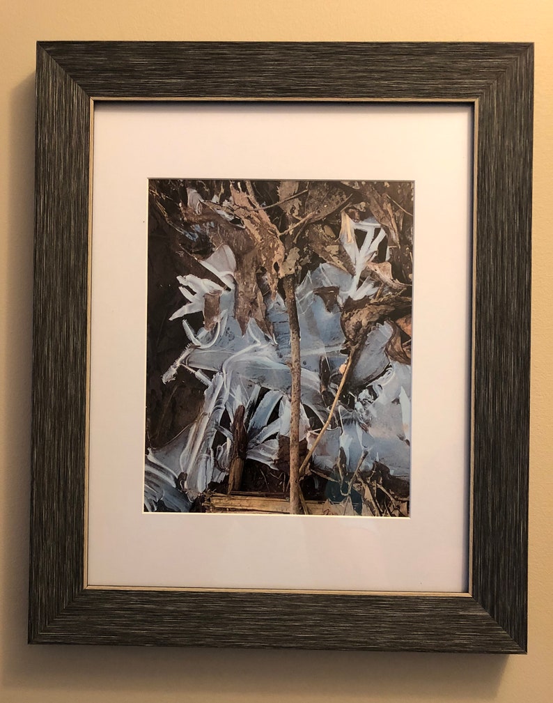 Framed Promise of Spring Photo Spring Ice by Metis Photographer Native Indigenous