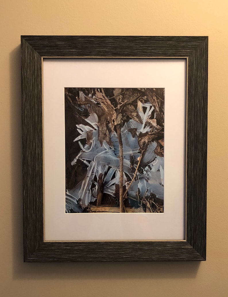 Framed Promise of Spring Photo Spring Ice by Metis Photographer Native Indigenous