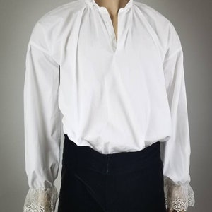 18th Century Clothing Men's Shirt Jabot Stock - Etsy