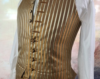 18th Century Men's Vest, 18th Century Men's Costume, Men's Rococo Vest, Men's Waistcoat, 18th Century Men's Fashion, Cosplay Costume