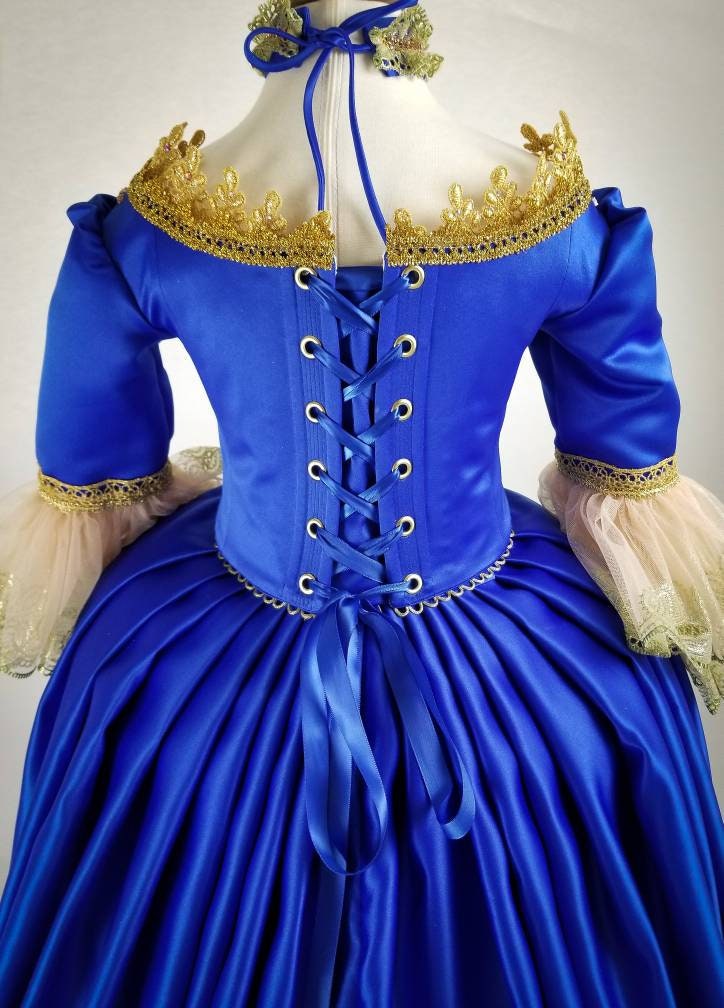 Marie Antoinette Dress, Masquerade Dress, Royal Blue Gold Dress for Girls, Marie Antoinette Costume, 18th Century Dress, 18th Century Corset - Etsy Marie Antoinette Dress, Masquerade Dress, Royal Blue Gold Dress for Girls, Marie Antoinette Costume, 18th Century Dress, 18th Century Corset - Etsy