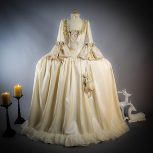 Marie Antoinette Dress, Historical Wedding Dress, 18th Century Dress, 18th Century corset, 18th Century Dress Wedding Dress.