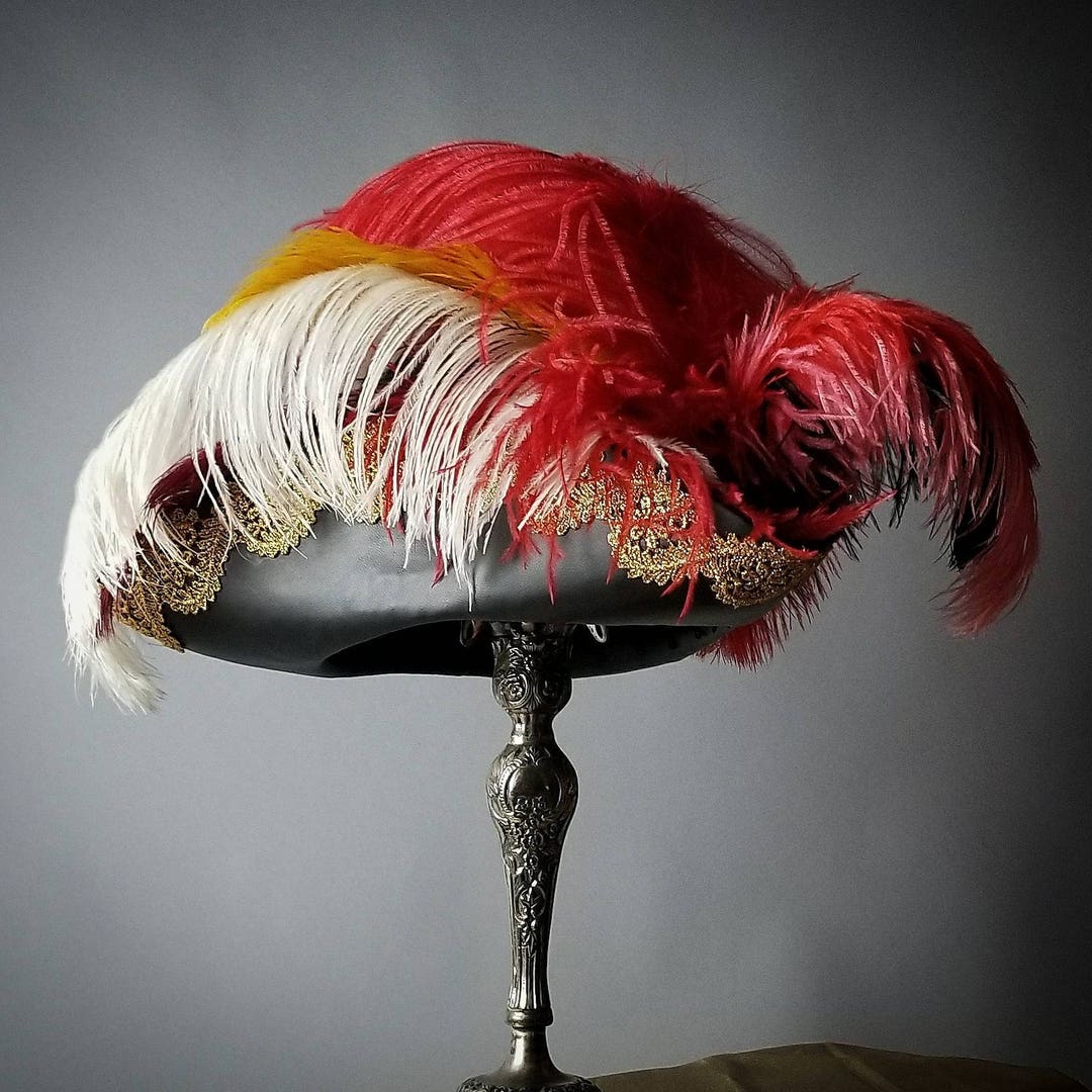 Hat, 18th Century Costume, Tricorn Hat, 18th Century Men's Costume. - Etsy