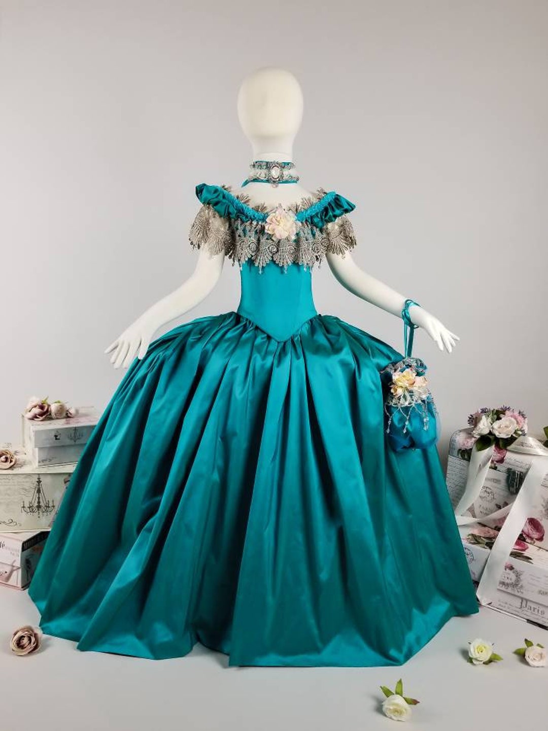 Carnevale Maschera Fata Turchina Pegasus Costume Carnevale Mesi - Main Image