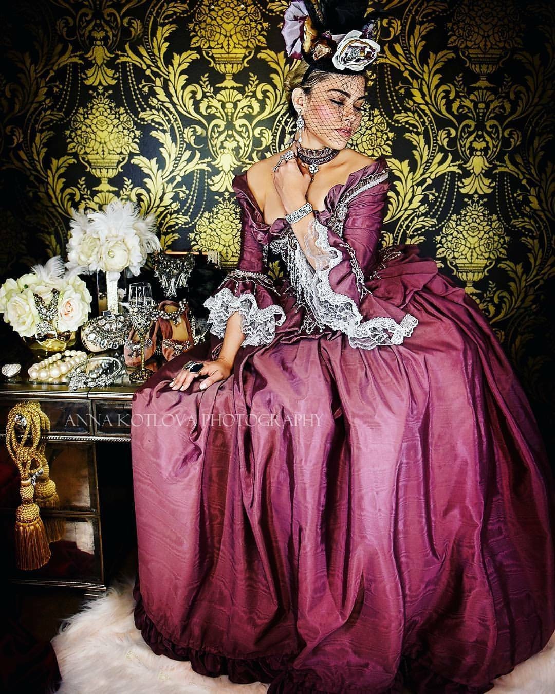 Marie Antoinette Dress, Historical Wedding Dress, 18th Century