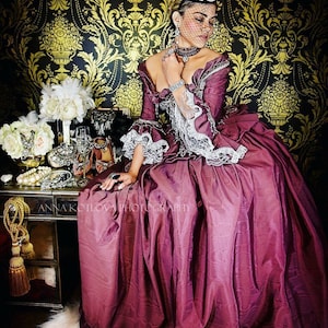 Marie Antoinette Dress, Historical Wedding Dress, 18th Century Dress, 18th Century corset, 18th Century Dress Wedding Dress.