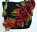 Spring bag Handmade bag Poppy flower Gift for mom Birthday Gift for woman Black crossbody bag Womens purse Poppy montgomery 31 bags 