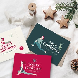 Yoga Christmas Card / Artwork Printables