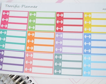 Workout Stickers Multi Colors For Planner Stickers #006