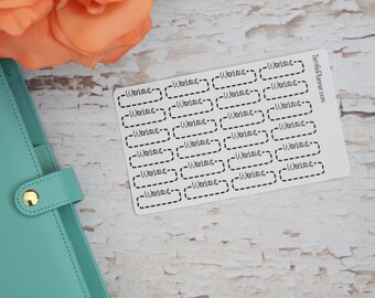 Workout, Fitness, Exercise Tracker, Planner Stickers