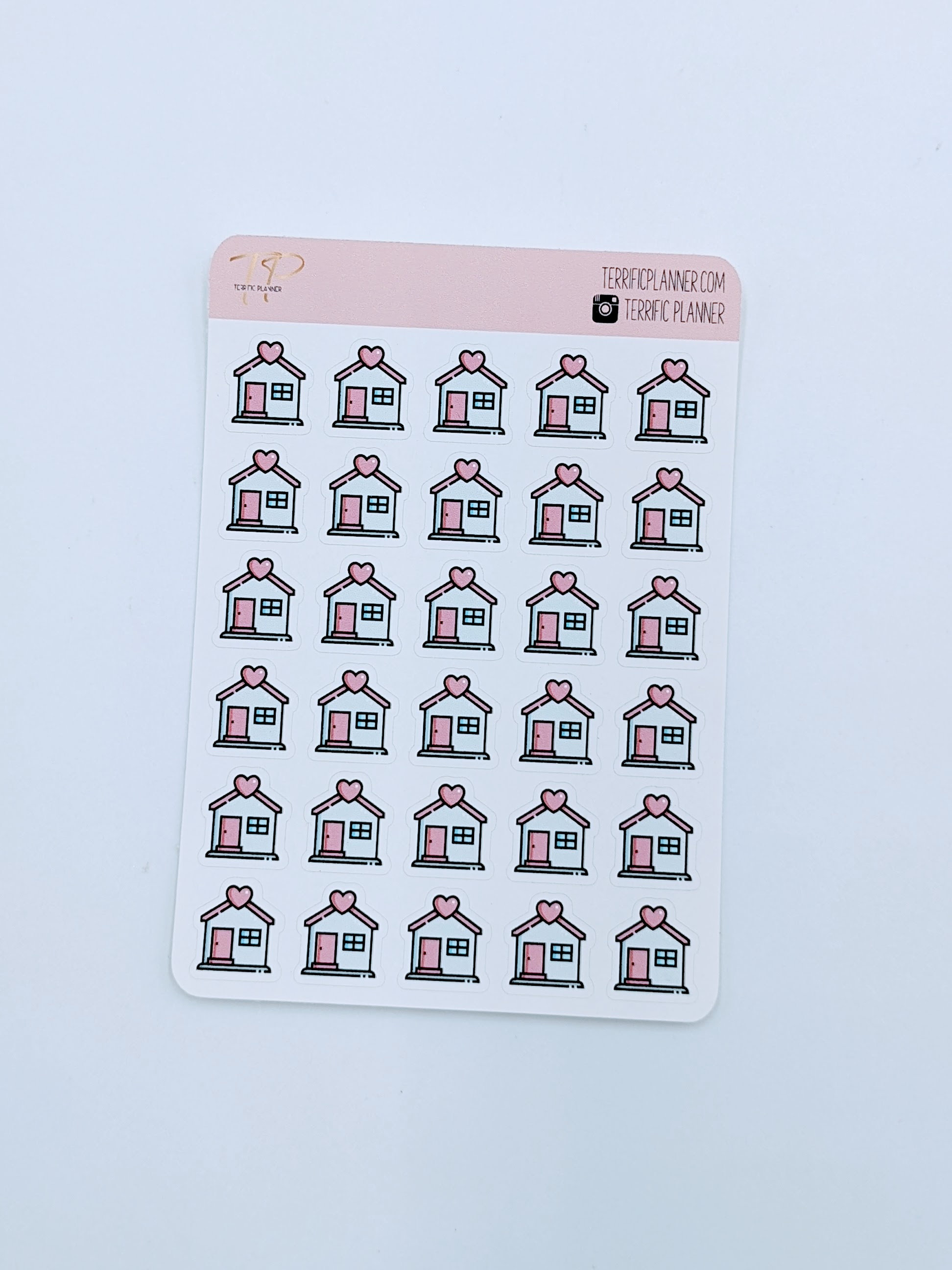 Home Basic Sticker House/home Icon Stickers - Etsy