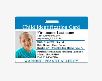 How To Get A Child Id Card