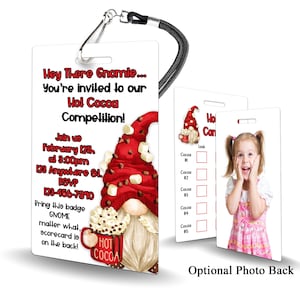 Hot Cocoa Invitation PLASTIC Hot Cocoa, Hot Cocoa Invitation, Invite, Hot Cocoa party, Hot Cocoa