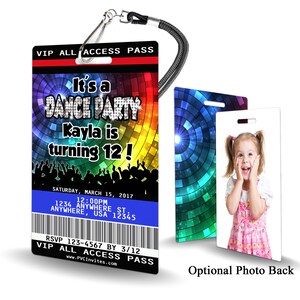 Disco Invitation PLASTIC Disco, Disco Invitation, Birthday Invitation, Birthday Invite, Disco Birthday Invitation SKU-INV076
