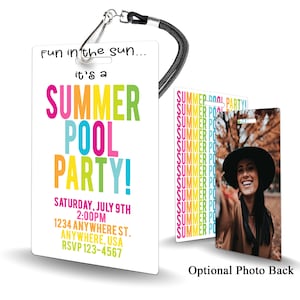 Summer Invitation PLASTIC Summer, Summer Invitation, Invite, Summer party, Summer
