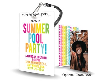 Summer Invitation PLASTIC Summer, Summer Invitation, Invite, Summer party, Summer
