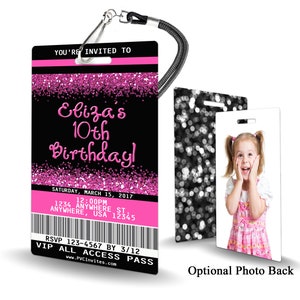 21st Birthday Invitation PLASTIC 21st Birthday, 21st Birthday Invitation, Birthday Invite, 21st Birthday, 21st