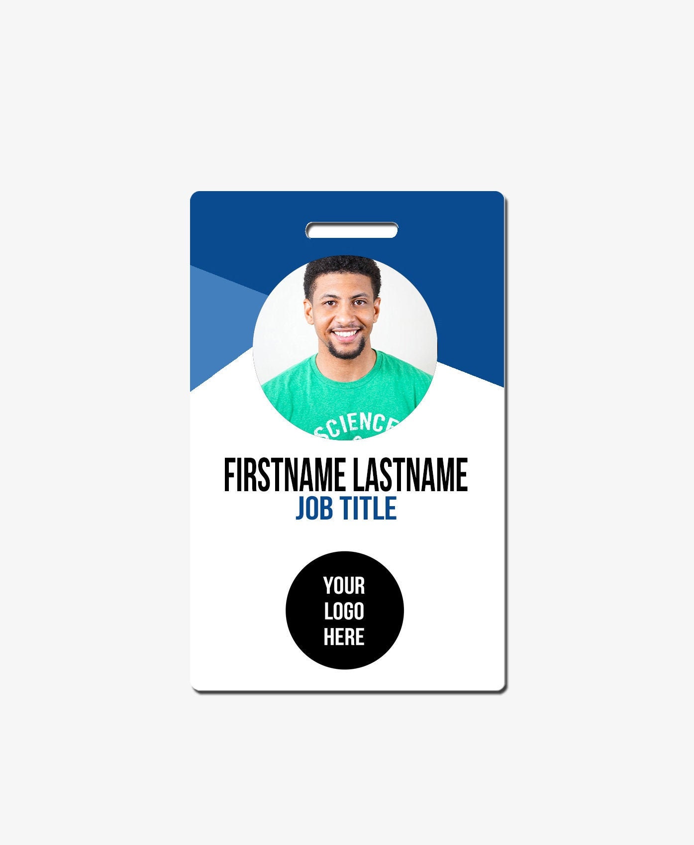 Custom ID Badge Design Your Own Id Card Plastic Badge Etsy