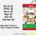 Artist Theme Classroom Hall Passes for Teachers, Personalized, Set of ...