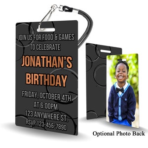 Circles Birthday Invitation PLASTIC Circles Birthday, Circles Birthday Invitation, Birthday Invite, Circles Birthday, Circles