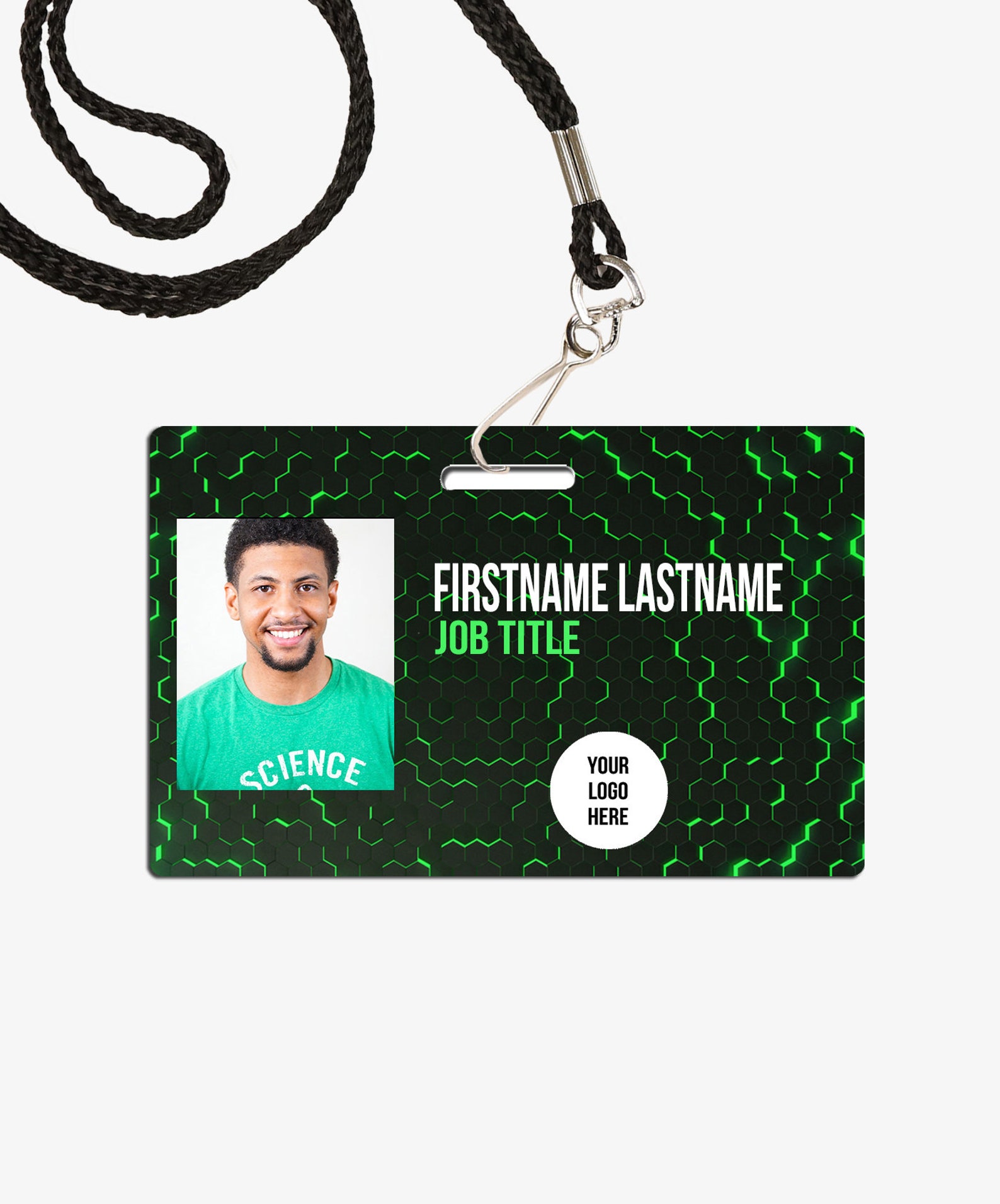 Custom ID Badge Design Your Own Id Card Plastic Badge Etsy