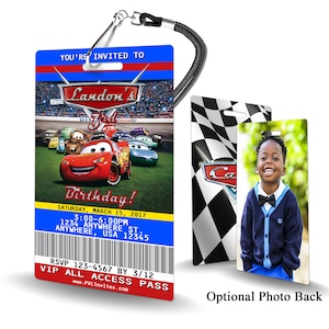 Cars Invitation PLASTIC Cars, Cars Invitation, Birthday Invitation, Birthday Invite, Cars Birthday Invitation SKU-INV059