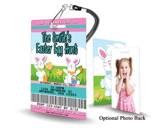 Easter Invitation PLASTIC Easter, Easter Invitation, Invite, Easter party, Easter