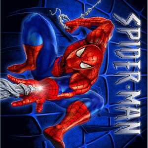 Spiderman Invitation PLASTIC Spiderman, Spiderman Invitation, Birthday Invitation, Birthday Invite, Spiderman Birthday Invitation bild 3