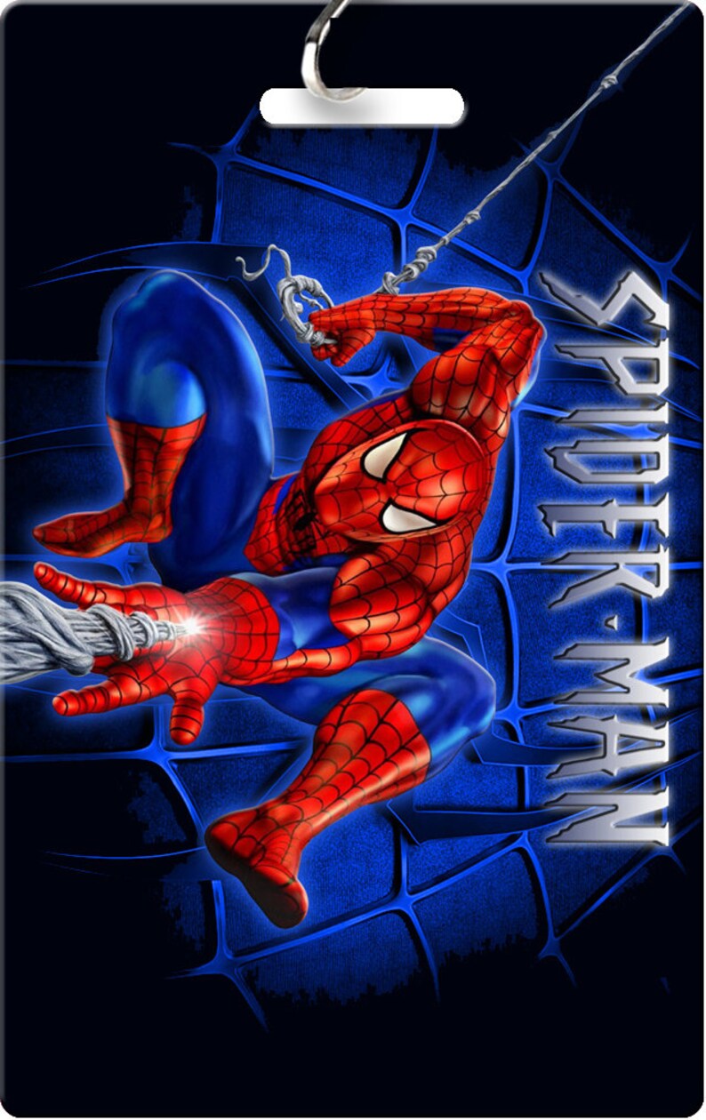 Spiderman Invitation PLASTIC Spiderman, Spiderman Invitation, Birthday Invitation, Birthday Invite, Spiderman Birthday Invitation bild 3