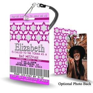 Bat Mitzvah Birthday Invitation PLASTIC Bat Mitzvah Birthday, Bat Mitzvah Birthday Invitation, Birthday Invite, Bat Mitzvah Birthday,