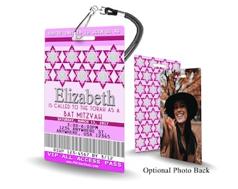 Bat Mitzvah Birthday Invitation PLASTIC Bat Mitzvah Birthday, Bat Mitzvah Birthday Invitation, Birthday Invite, Bat Mitzvah Birthday,