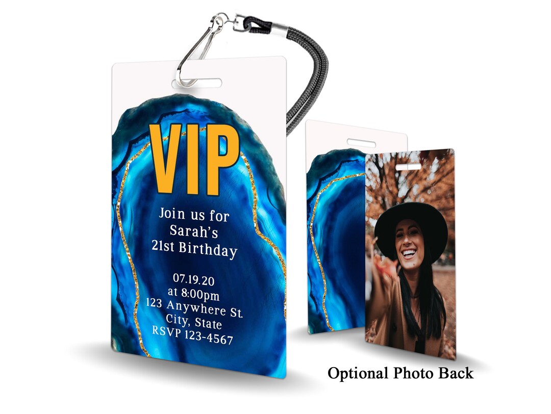 Geode Birthday Invitation PLASTIC Geode Birthday, Geode Birthday ...