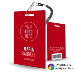 Basic Badge Template with Logo - badge template, logo ID, customizable badge, professional badge, badge template, logo ID, customizable