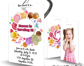 Candy Birthday Invitation PLASTIC Candy Birthday, Candy Birthday Invitation, Birthday Invite, Candy Birthday, PLASTIC Candy Birthday, Invite