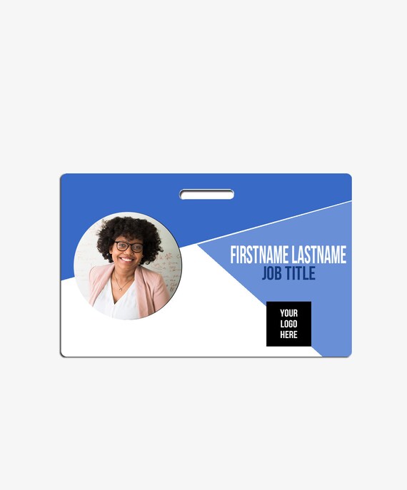 Custom ID Badge Design Your Own Id Card Plastic Badge Etsy