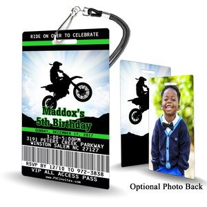 Dirt Bike Birthday Invitation PLASTIC Dirt Bike Birthday, Dirt Bike Birthday Invitation, Birthday Invite, Dirt Bike Birthday, Dirt Bike