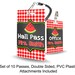 Confetti Theme Classroom Hall Passes for Teachers, Personalized, Set of ...