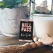 Rose Gold Theme Classroom Hall Passes for Teachers, Personalized, Hall ...