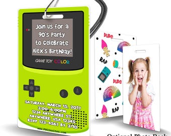 90's Birthday Invitation PLASTIC 90's Birthday, 90's Birthday Invitation, Birthday Invite, 90's Birthday, 90's