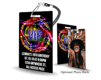 Personalized VIP Backstage Pass: Aluminum Fan Gift - Etsy