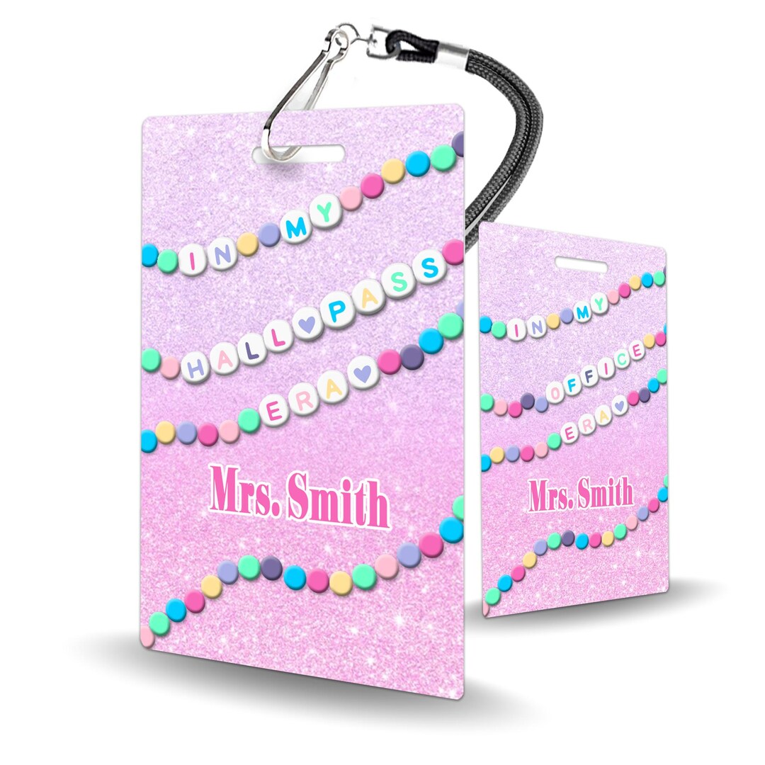Friendship Bracelet Theme Classroom Hall Passes for Teachers ...