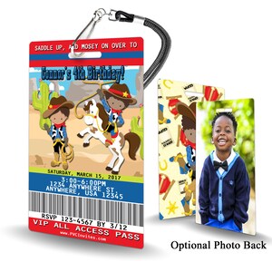 Western  (boy) Birthday Invitation PLASTIC Western  (boy) Birthday, Western  (boy) Birthday Invitation, Birthday Invite, Western  (boy)