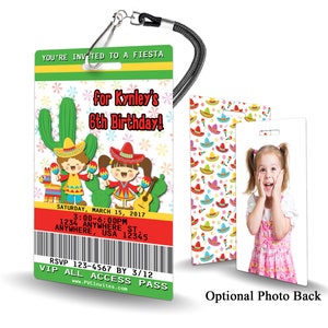 Fiesta Birthday Invitation PLASTIC Fiesta Birthday, Fiesta Birthday Invitation, Birthday Invite, Fiesta Birthday, Fiesta